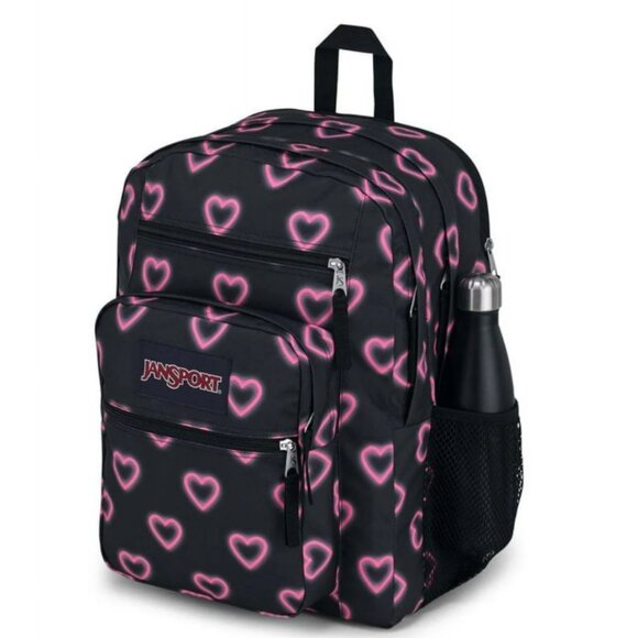 NEW! Jansport Big Student  Happy hearts Backpack! - Picture 1 of 11